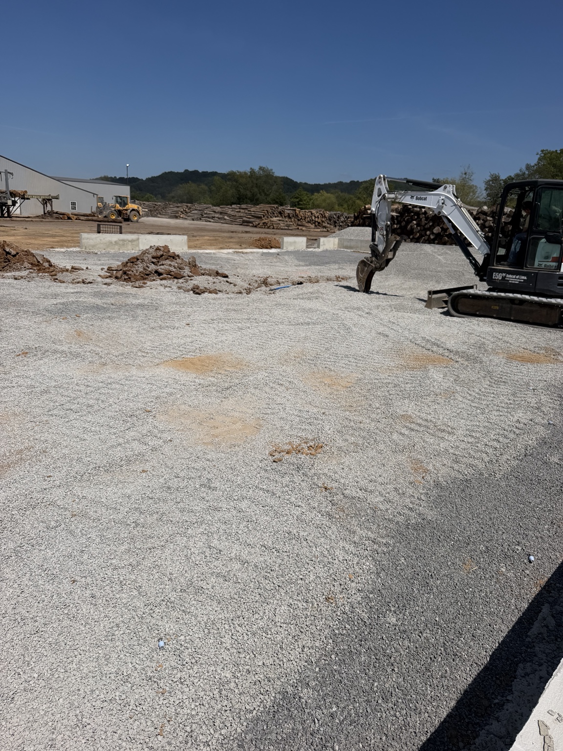 Commercial site preparation and excavation